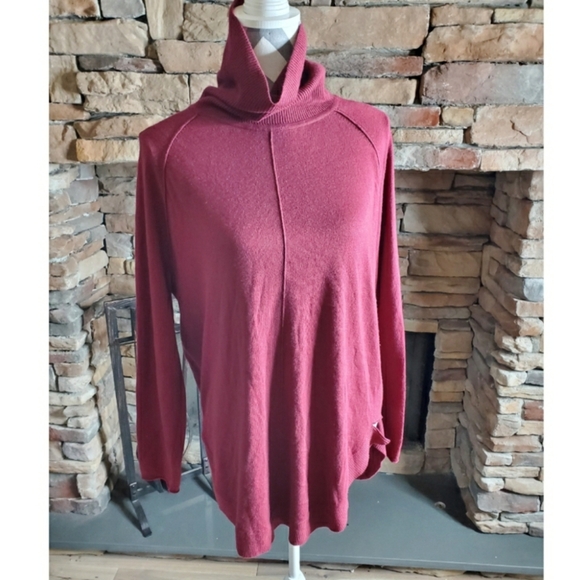 Caslon Cowneck Tunic Sweater SZ Med - Picture 1 of 7